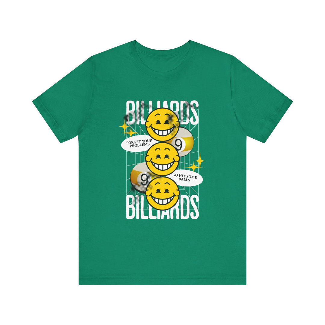 9 Ball Billiard Happiness - Unisex Softstyle Tee - BFLY BILLIARDS