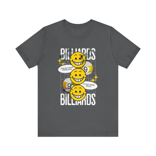 9 Ball Billiard Happiness - Unisex Softstyle Tee - BFLY BILLIARDS