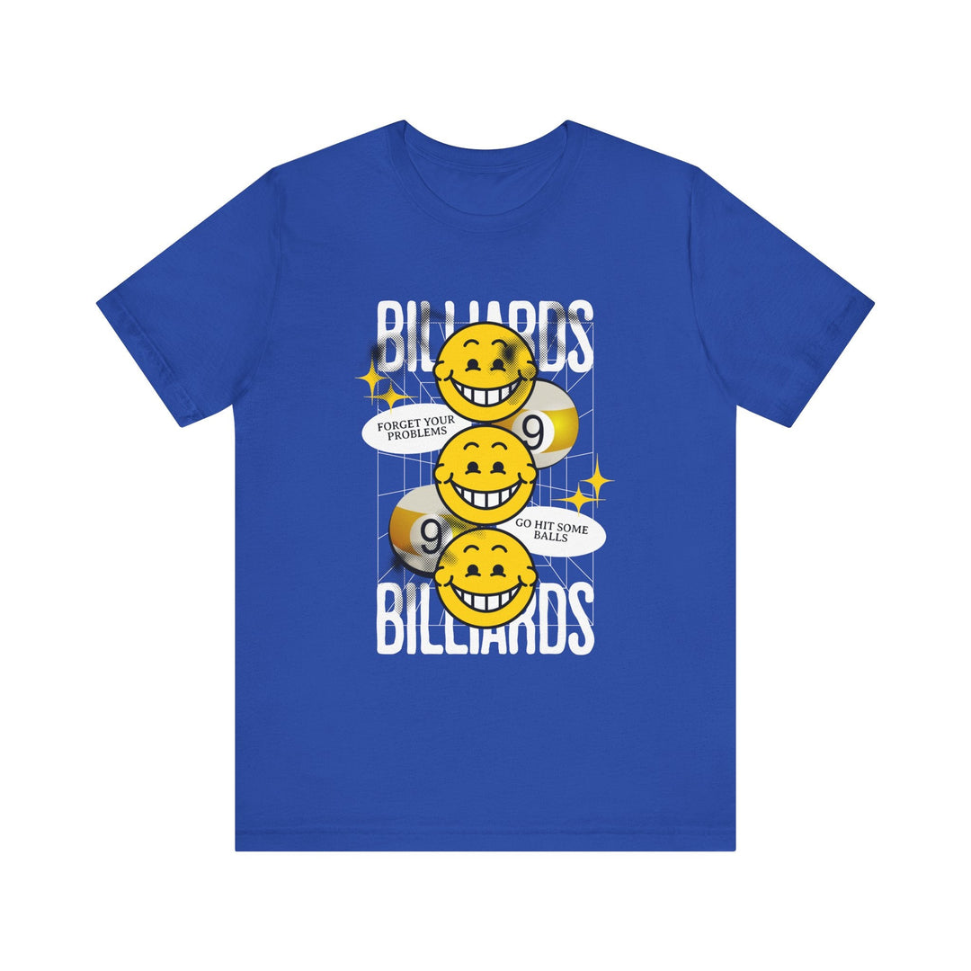 9 Ball Billiard Happiness - Unisex Softstyle Tee - BFLY BILLIARDS