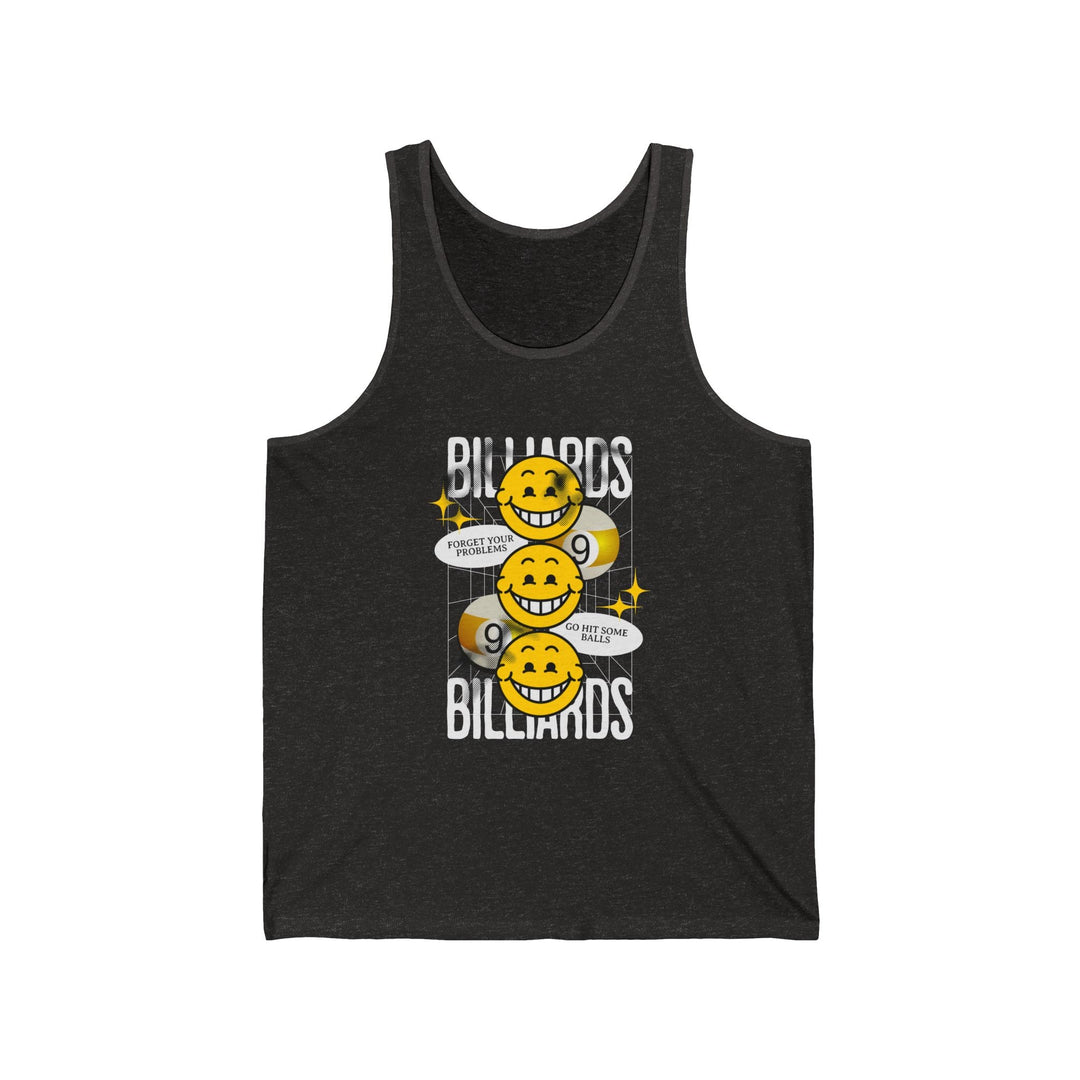 9 Ball Billiard Happiness - Unisex Tank Top - BFLY BILLIARDS