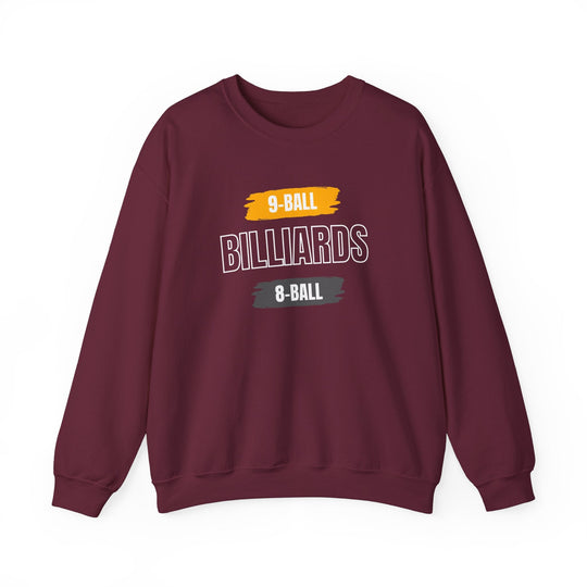 9 - Ball - Billiards - 8 Ball - Unisex Crewneck Sweatshirt - BFLY BILLIARDS