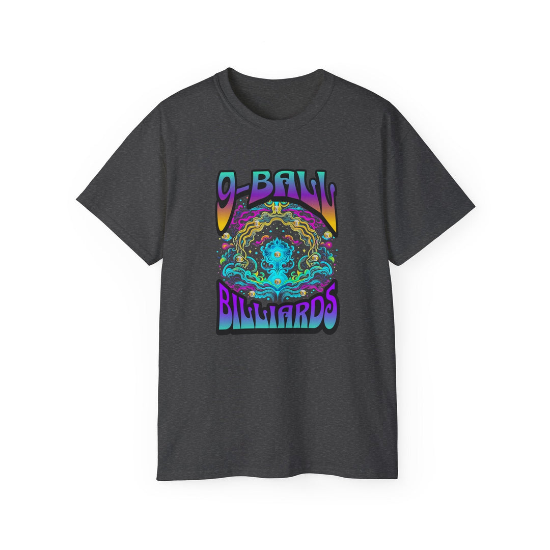 9 - Ball Billiards in Space - Unisex Cotton T-Shirt - BFLY BILLIARDS