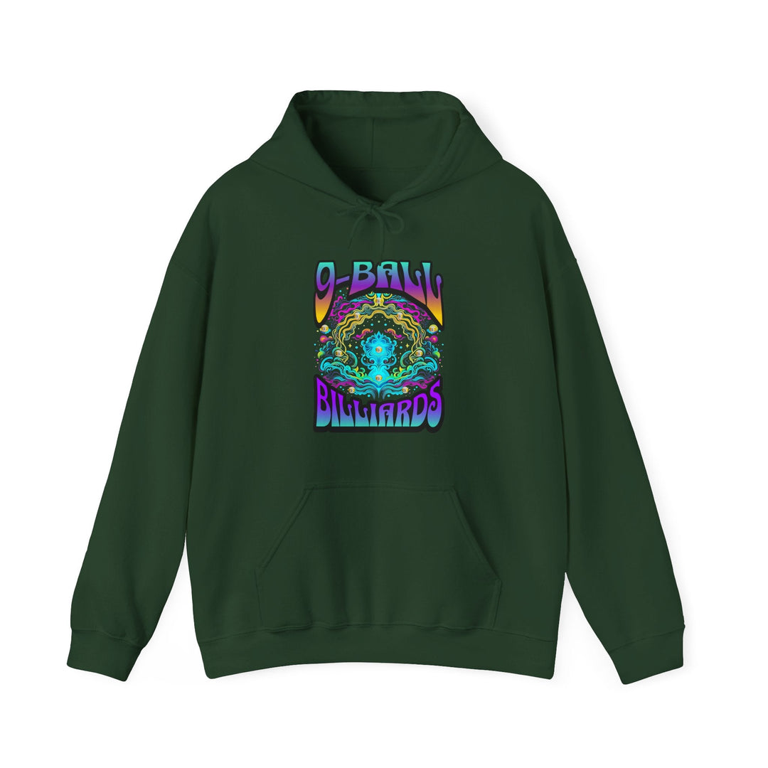 9 - Ball Billiards in Space - Unisex Pullover Hoodie - BFLY BILLIARDS