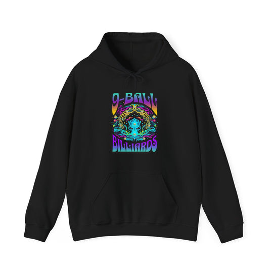9 - Ball Billiards in Space - Unisex Pullover Hoodie - BFLY BILLIARDS