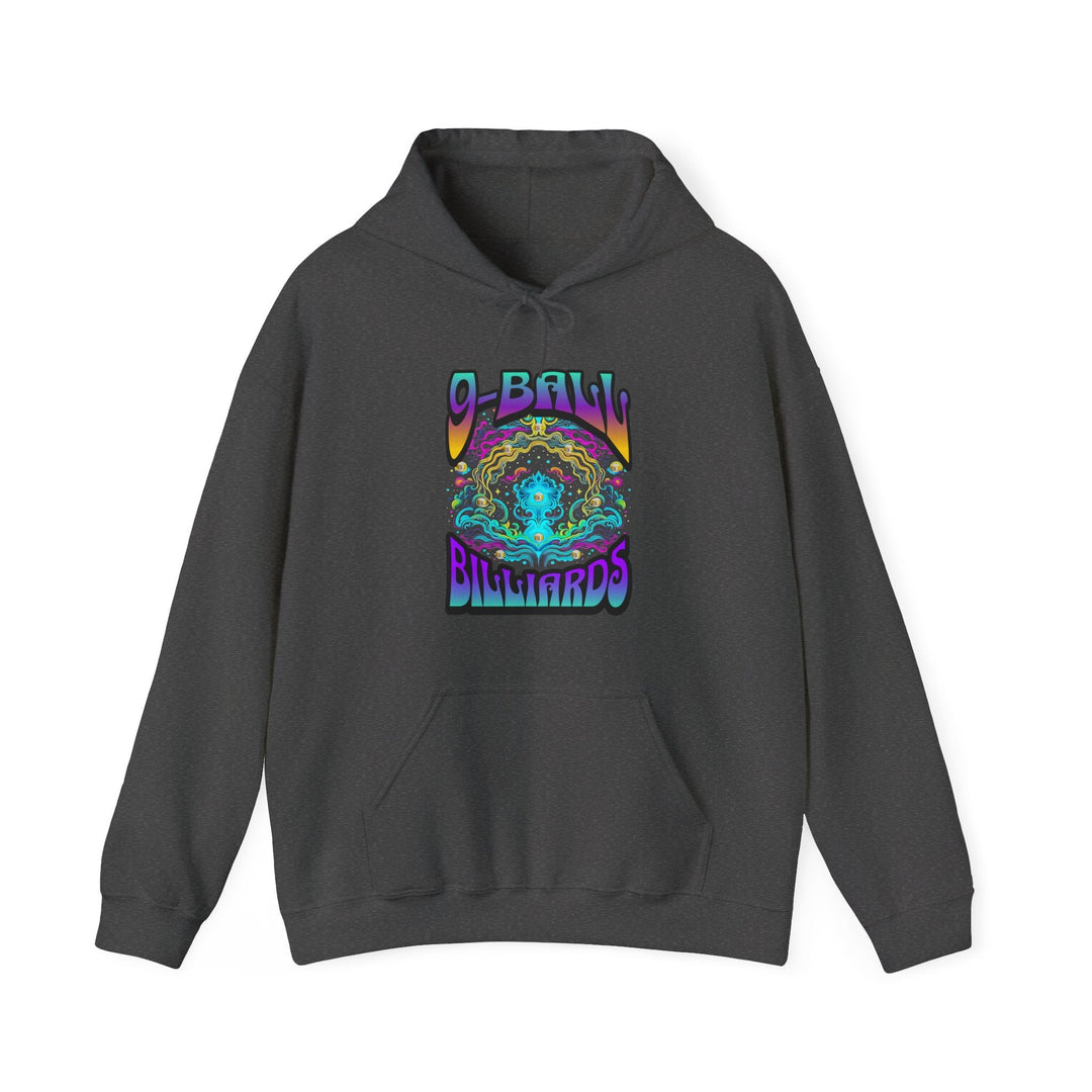9 - Ball Billiards in Space - Unisex Pullover Hoodie - BFLY BILLIARDS