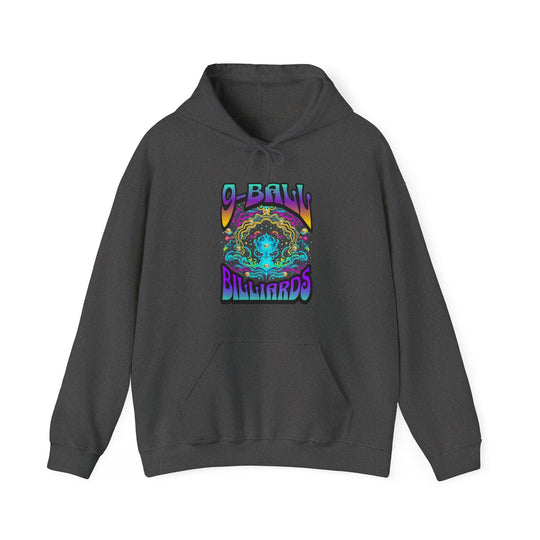 9 - Ball Billiards in Space - Unisex Pullover Hoodie - BFLY BILLIARDS