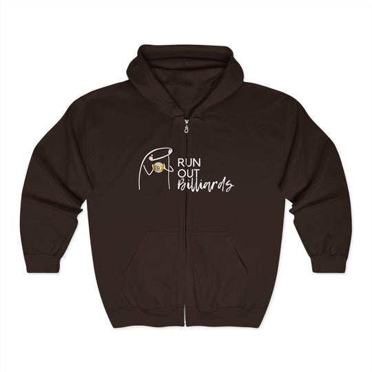 9 Ball Run Out Billiards - Full Zip Hoodie - BFLY BILLIARDS