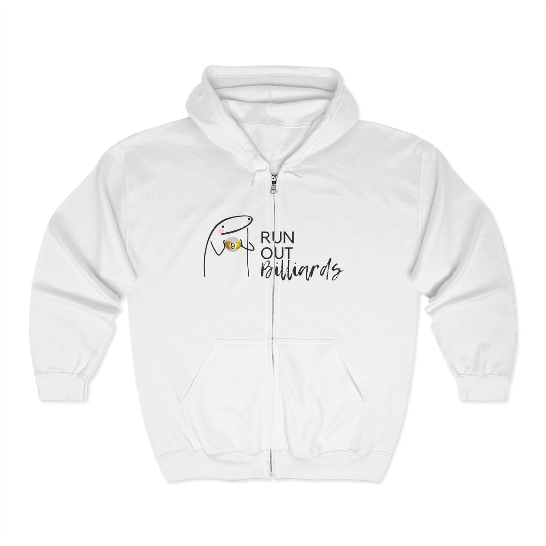 9 Ball Run Out Billiards - Full Zip Hoodie - BFLY BILLIARDS