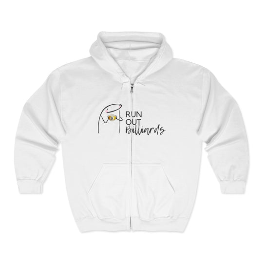 9 Ball Run Out Billiards - Full Zip Hoodie - BFLY BILLIARDS
