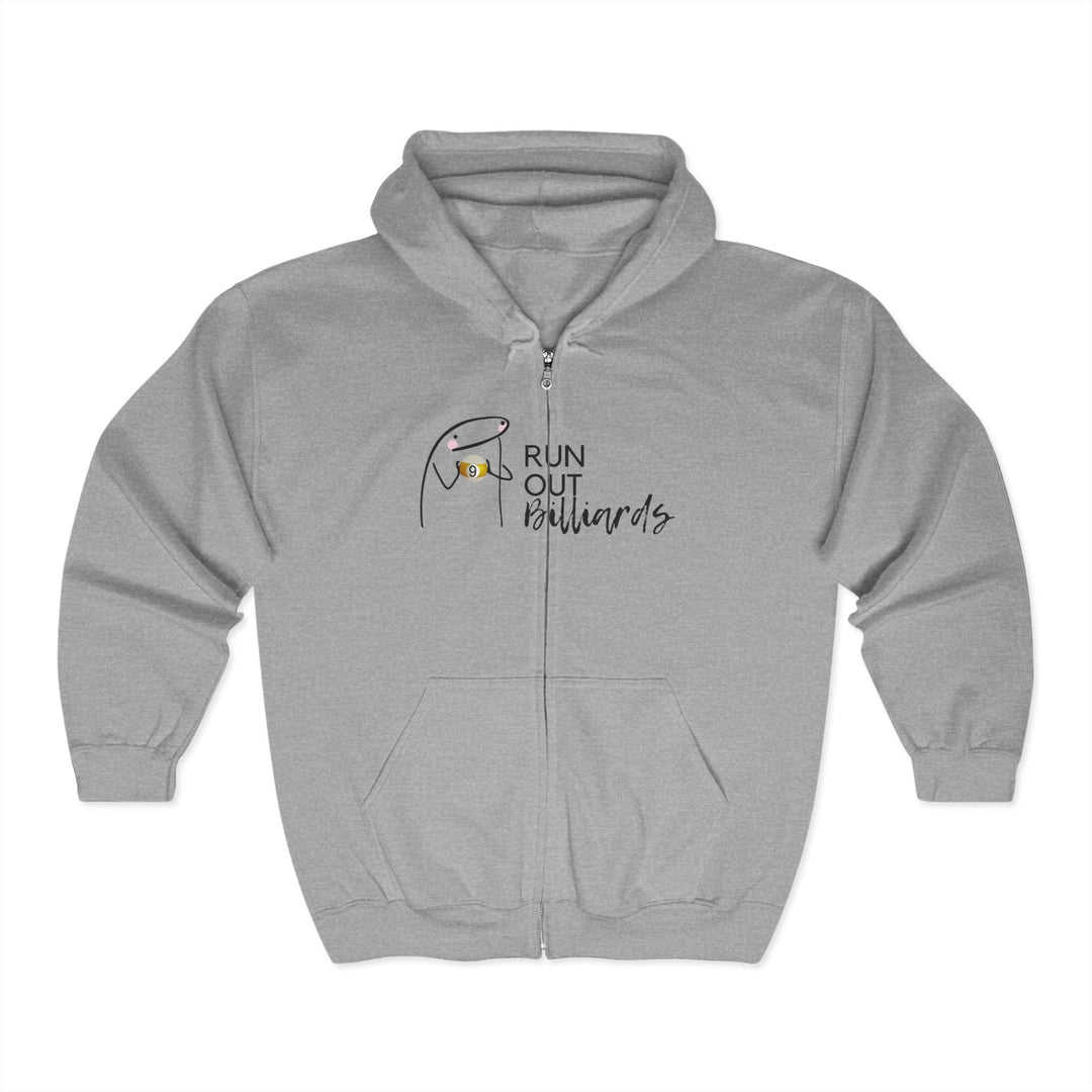 9 Ball Run Out Billiards - Full Zip Hoodie - BFLY BILLIARDS