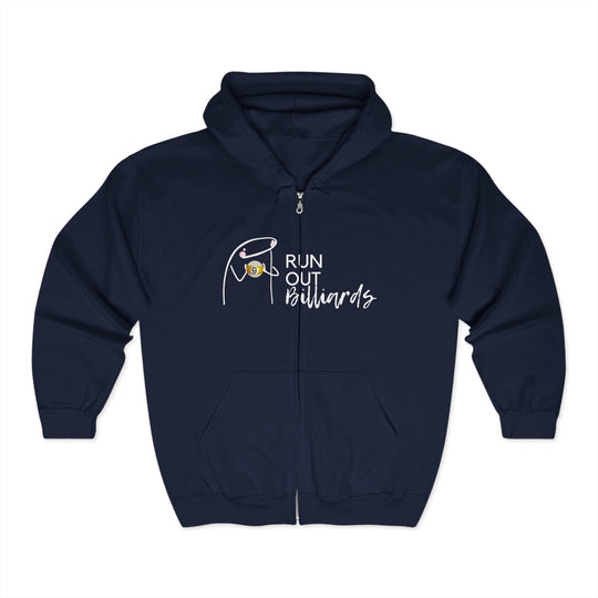 9 Ball Run Out Billiards - Full Zip Hoodie - BFLY BILLIARDS