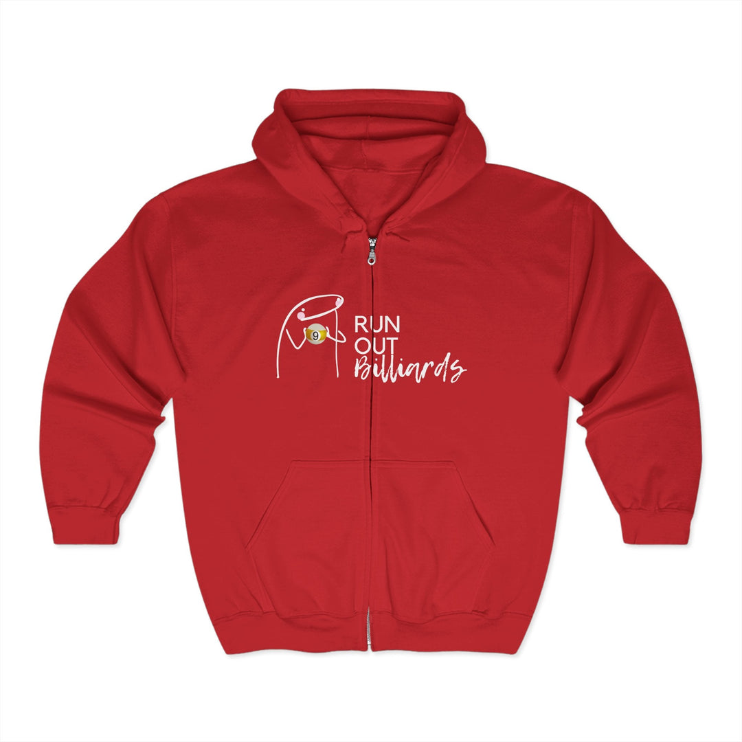 9 Ball Run Out Billiards - Full Zip Hoodie - BFLY BILLIARDS