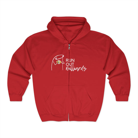 9 Ball Run Out Billiards - Full Zip Hoodie - BFLY BILLIARDS