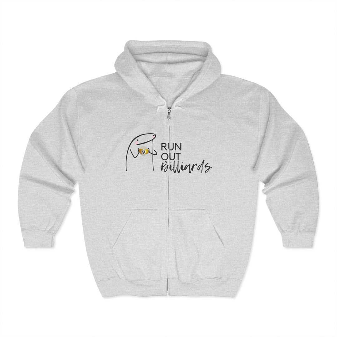 9 Ball Run Out Billiards - Full Zip Hoodie - BFLY BILLIARDS