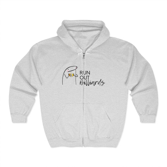 9 Ball Run Out Billiards - Full Zip Hoodie - BFLY BILLIARDS