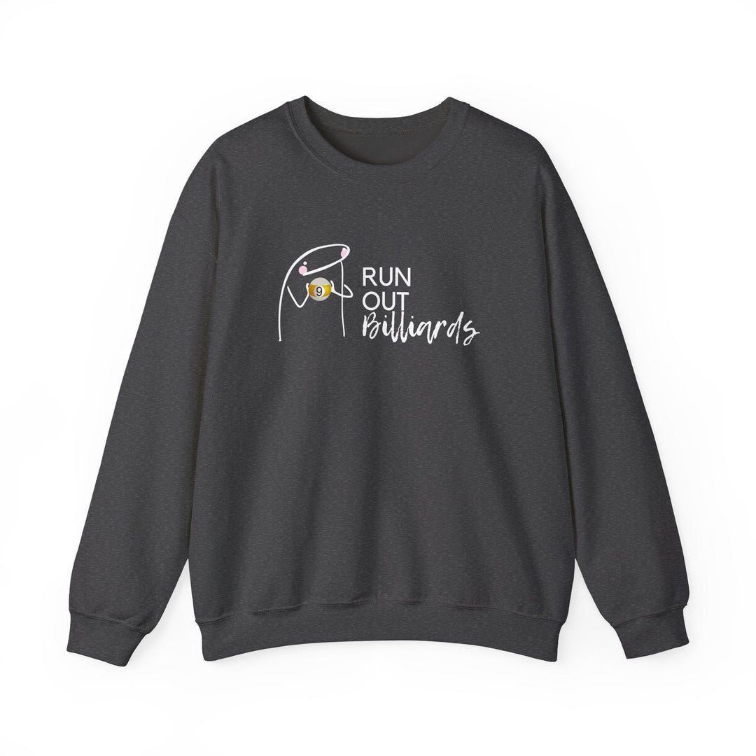 9 Ball Run Out Billiards - Unisex Crewneck Sweatshirt - BFLY BILLIARDS