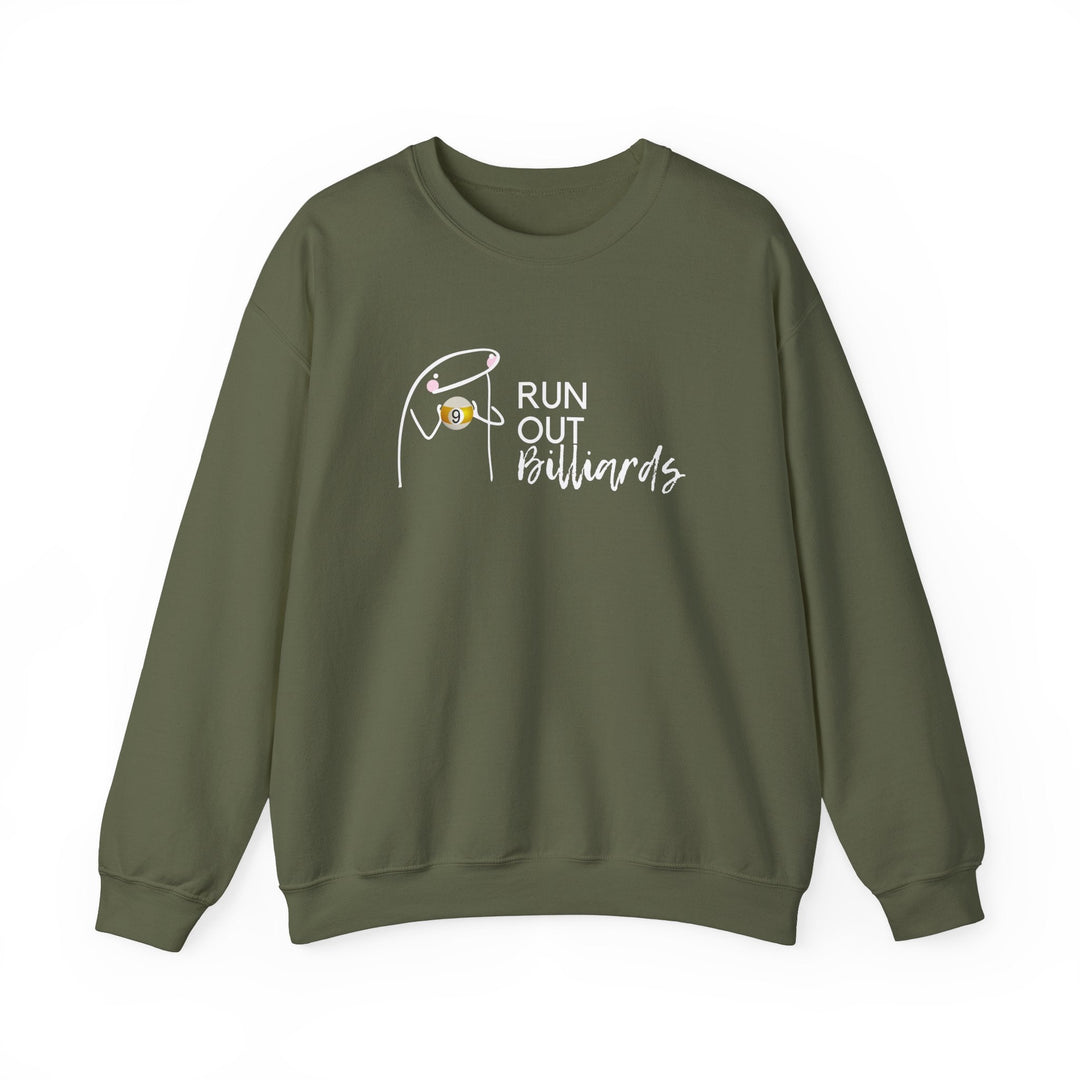 9 Ball Run Out Billiards - Unisex Crewneck Sweatshirt - BFLY BILLIARDS