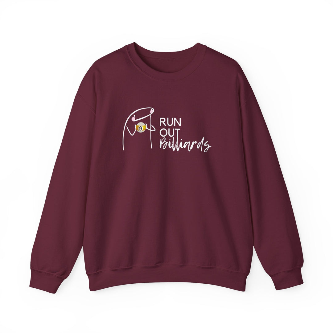 9 Ball Run Out Billiards - Unisex Crewneck Sweatshirt - BFLY BILLIARDS