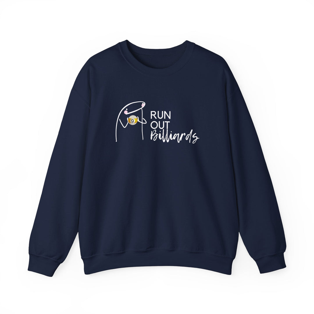 9 Ball Run Out Billiards - Unisex Crewneck Sweatshirt - BFLY BILLIARDS