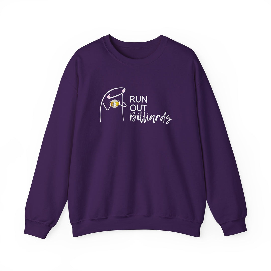 9 Ball Run Out Billiards - Unisex Crewneck Sweatshirt - BFLY BILLIARDS