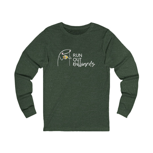 9 Ball Run Out Billiards - Unisex Long Sleeve Tee - BFLY BILLIARDS