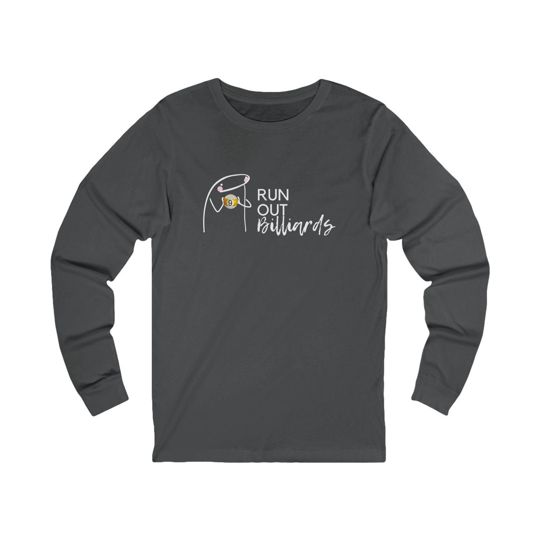 9 Ball Run Out Billiards - Unisex Long Sleeve Tee - BFLY BILLIARDS