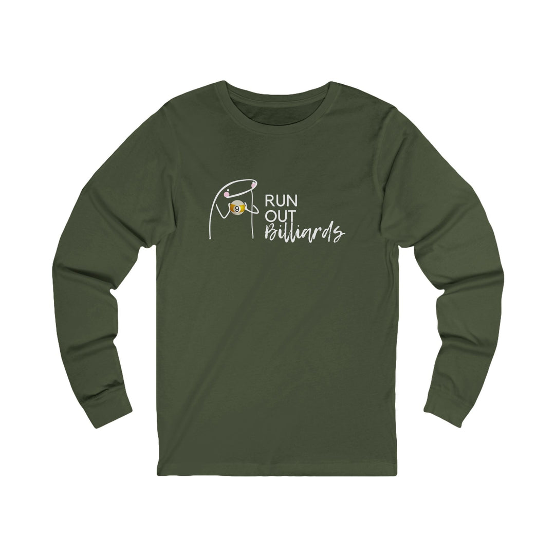 9 Ball Run Out Billiards - Unisex Long Sleeve Tee - BFLY BILLIARDS