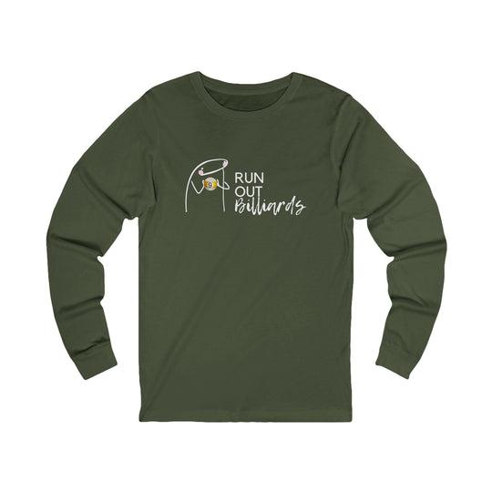 9 Ball Run Out Billiards - Unisex Long Sleeve Tee - BFLY BILLIARDS