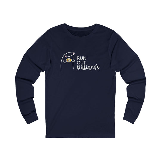 9 Ball Run Out Billiards - Unisex Long Sleeve Tee - BFLY BILLIARDS