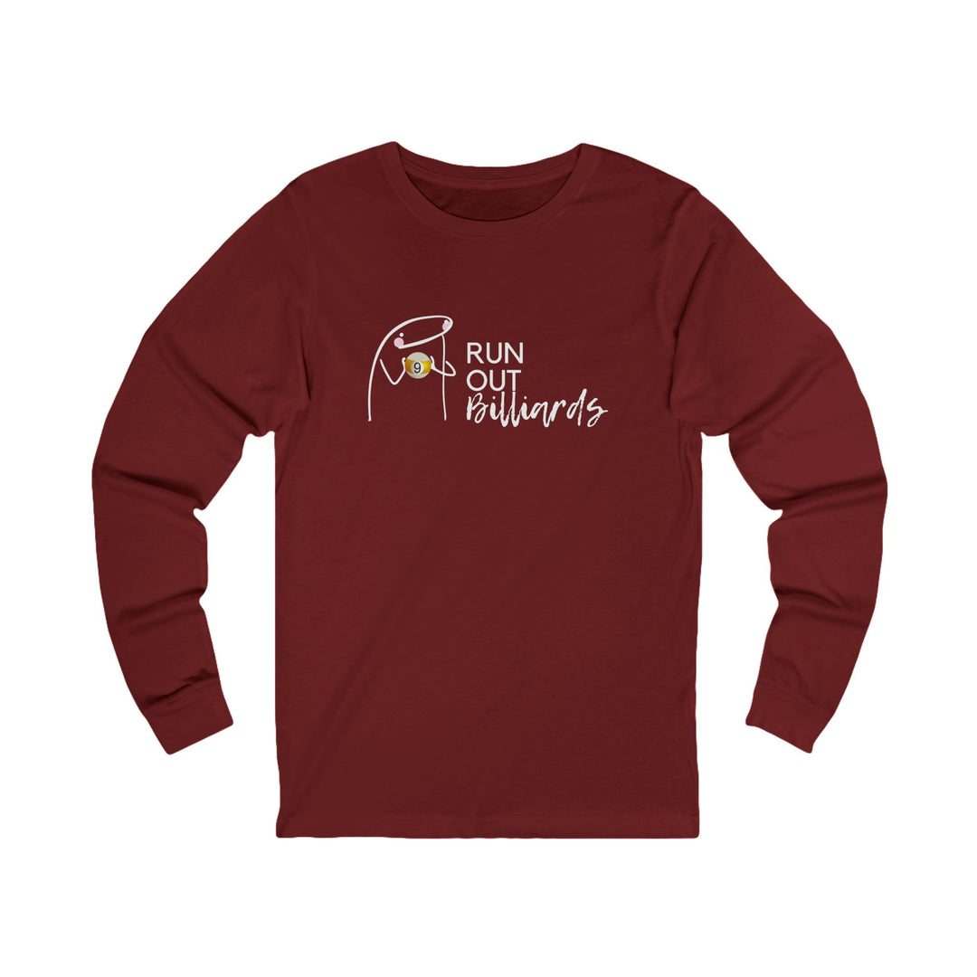 9 Ball Run Out Billiards - Unisex Long Sleeve Tee - BFLY BILLIARDS