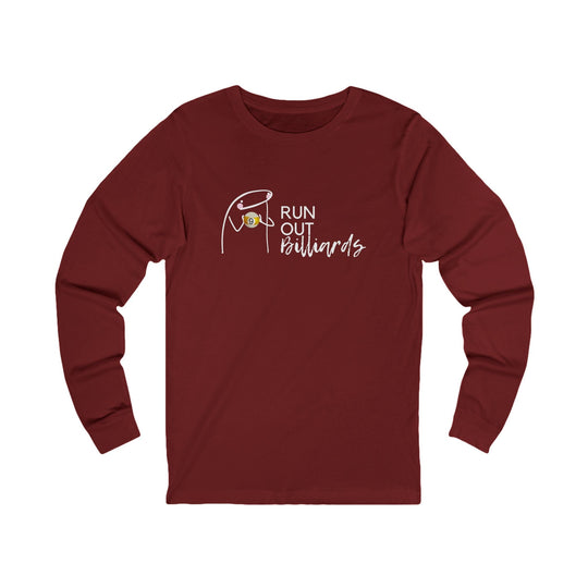 9 Ball Run Out Billiards - Unisex Long Sleeve Tee - BFLY BILLIARDS