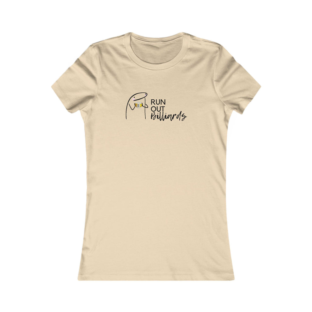 9 Ball Run Out Billiards - Women's Fitted Tee - BFLY BILLIARDS