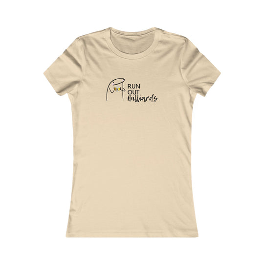9 Ball Run Out Billiards - Women's Fitted Tee - BFLY BILLIARDS