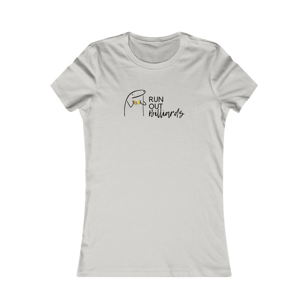 9 Ball Run Out Billiards - Women's Fitted Tee - BFLY BILLIARDS