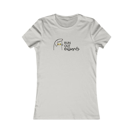 9 Ball Run Out Billiards - Women's Fitted Tee - BFLY BILLIARDS