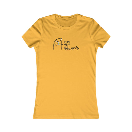 9 Ball Run Out Billiards - Women's Fitted Tee - BFLY BILLIARDS