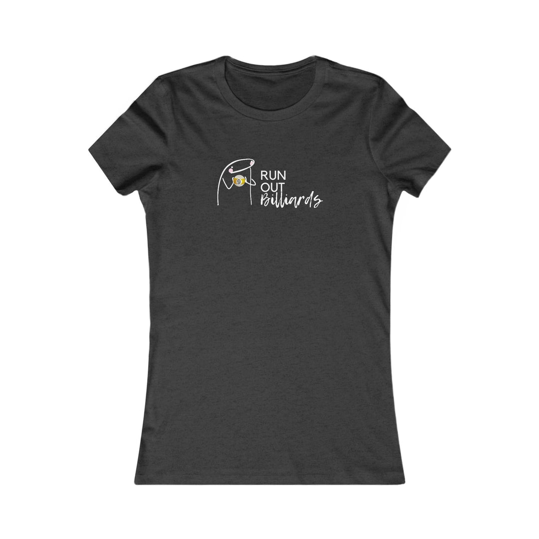 9 Ball Run Out Billiards - Women's Fitted Tee - BFLY BILLIARDS