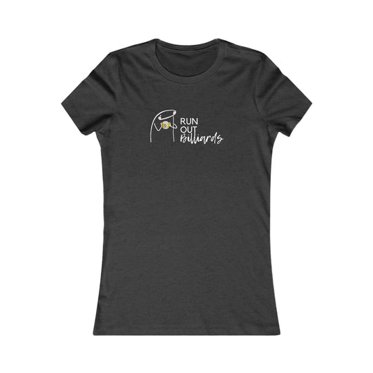 9 Ball Run Out Billiards - Women's Fitted Tee - BFLY BILLIARDS