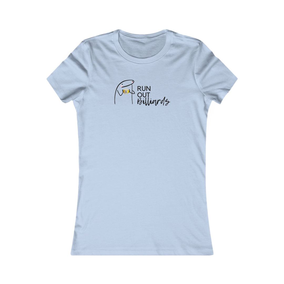 9 Ball Run Out Billiards - Women's Fitted Tee - BFLY BILLIARDS