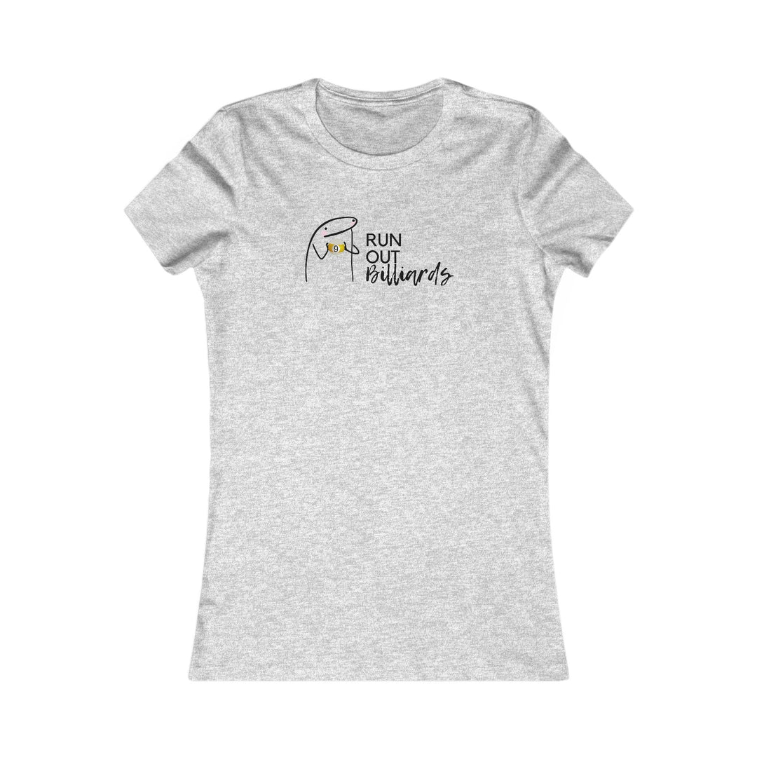 9 Ball Run Out Billiards - Women's Fitted Tee - BFLY BILLIARDS