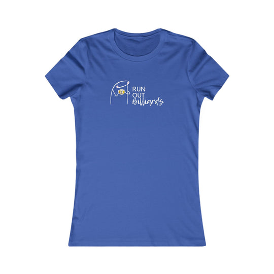 9 Ball Run Out Billiards - Women's Fitted Tee - BFLY BILLIARDS