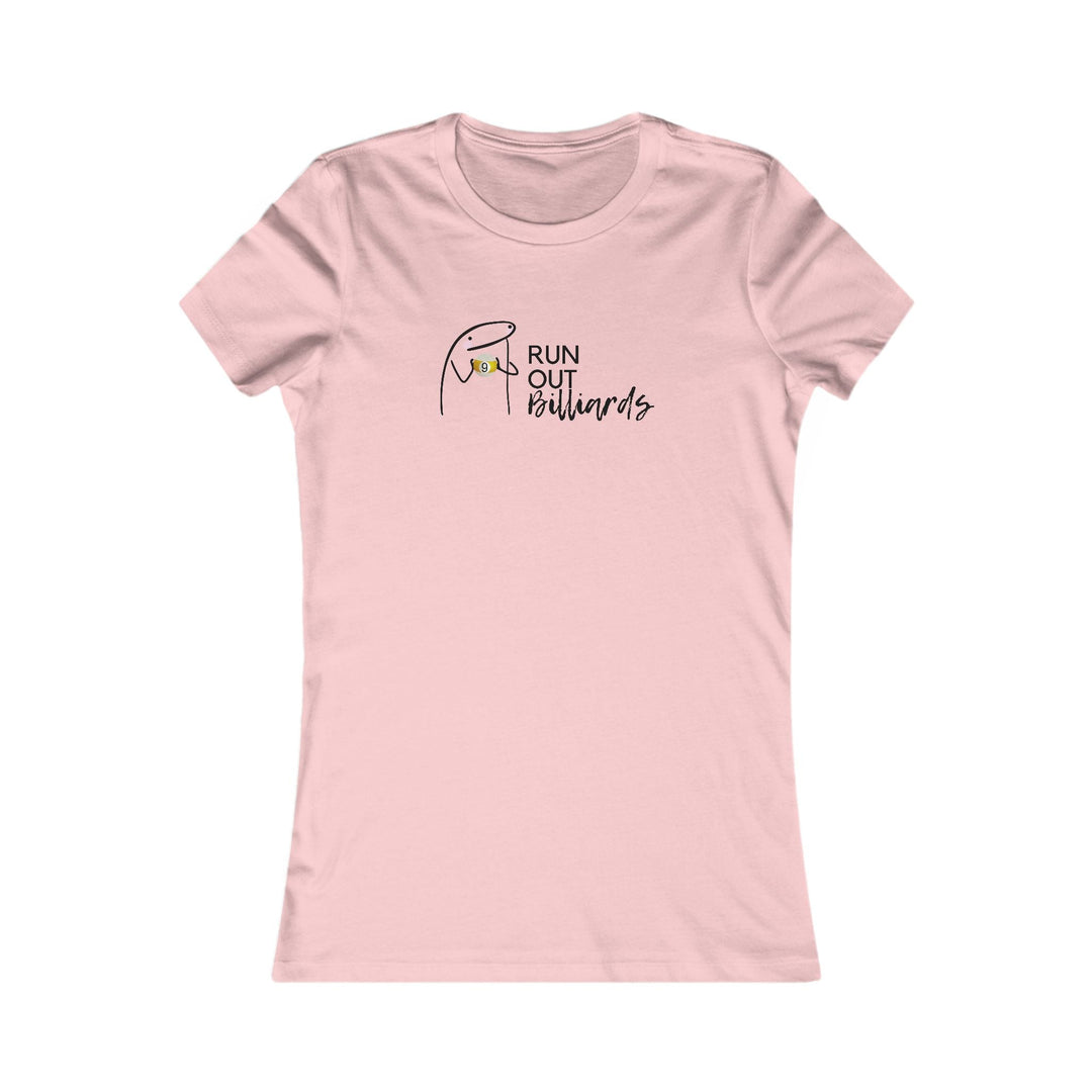 9 Ball Run Out Billiards - Women's Fitted Tee - BFLY BILLIARDS