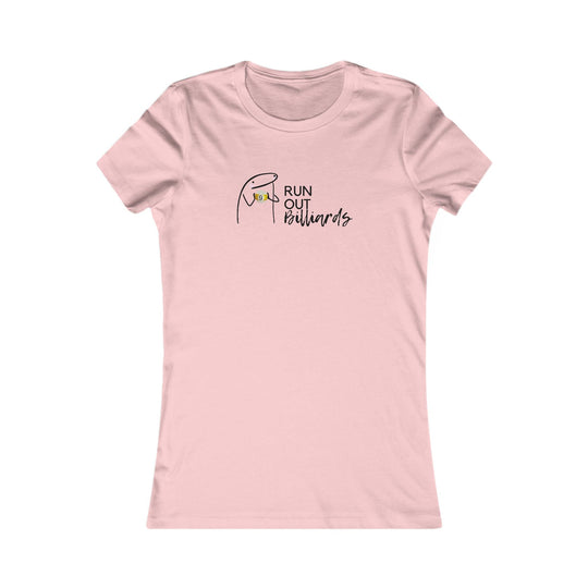 9 Ball Run Out Billiards - Women's Fitted Tee - BFLY BILLIARDS