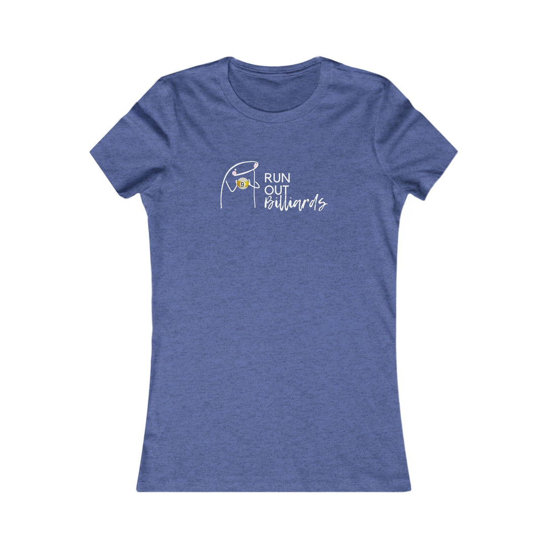 9 Ball Run Out Billiards - Women's Fitted Tee - BFLY BILLIARDS