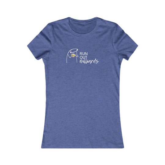 9 Ball Run Out Billiards - Women's Fitted Tee - BFLY BILLIARDS