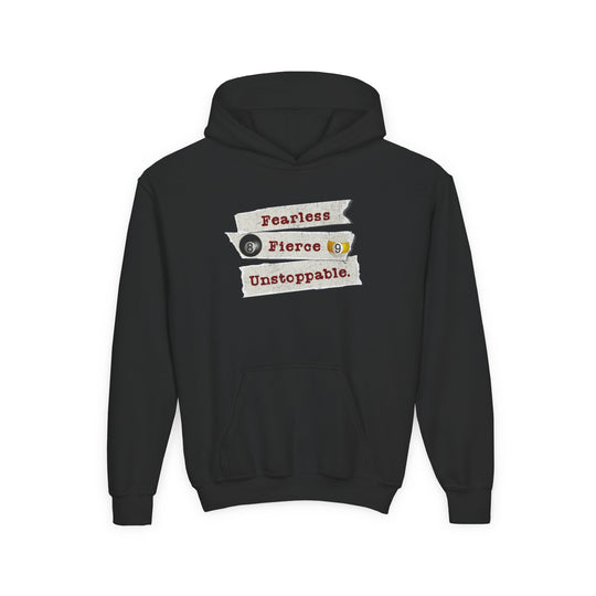 Fearless - Fierce - Unstoppable - Unisex Youth Pullover Hoodie