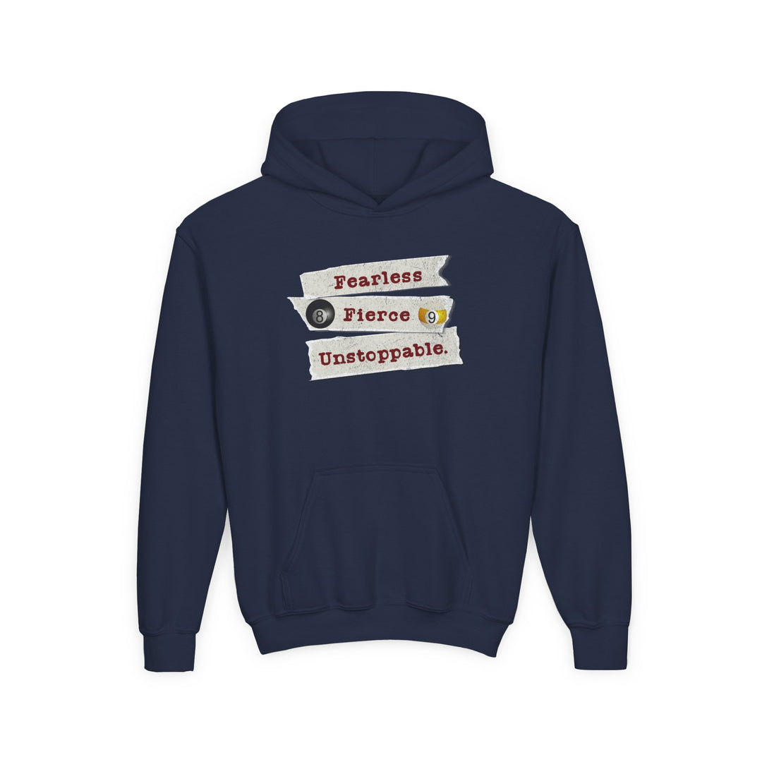 Fearless - Fierce - Unstoppable - Unisex Youth Pullover Hoodie