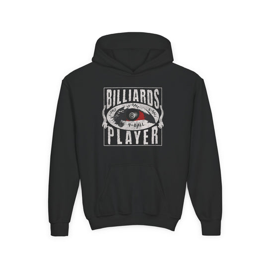 Billiards Player - Eye of the Storm - Unisex Youth Pullover Hoodie