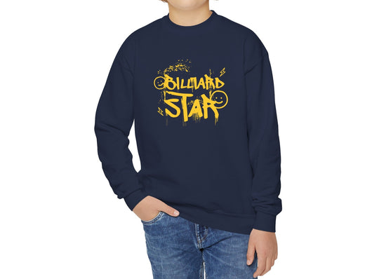 Billiard Star - Youth Crewneck Sweatshirt