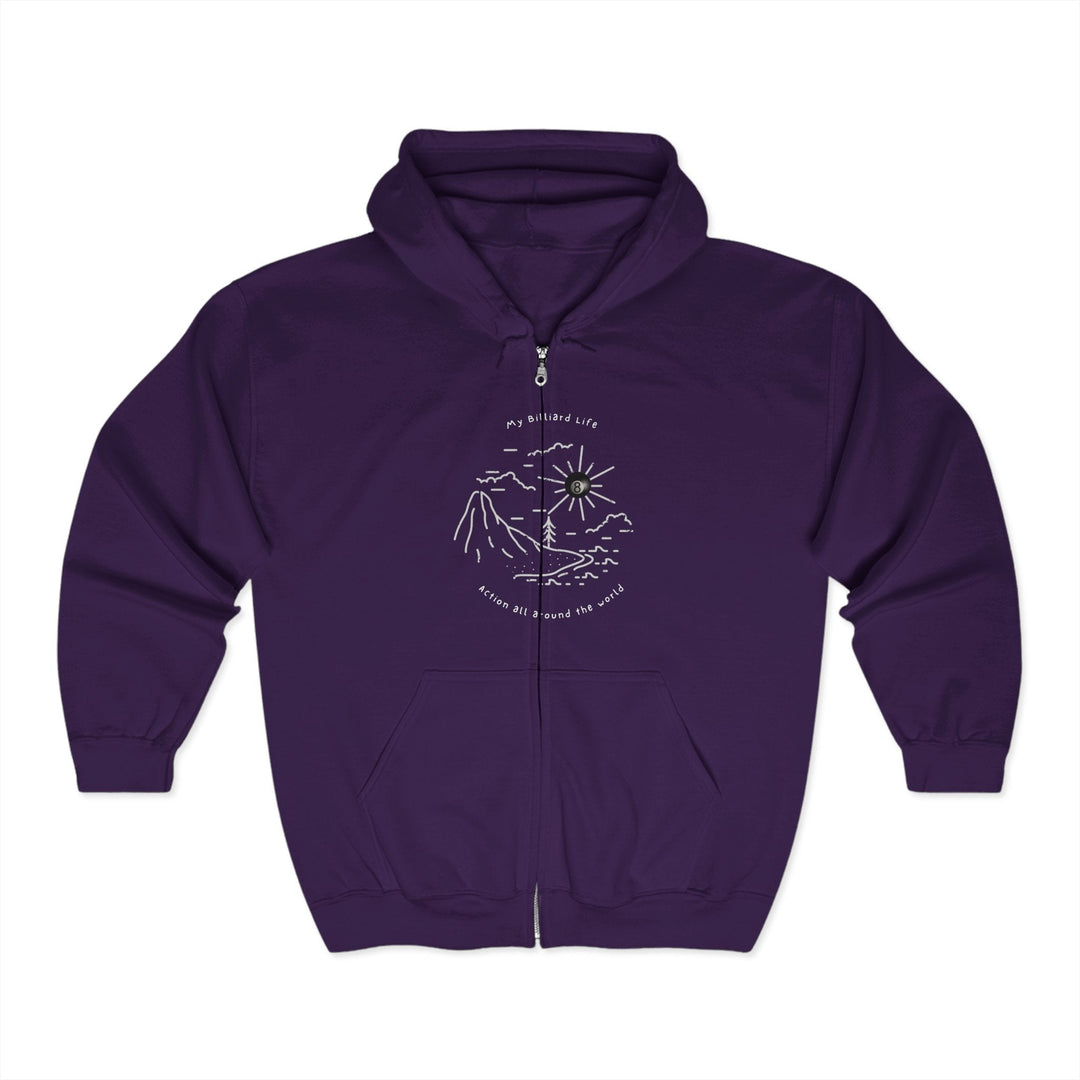 Action - Billiard Life - Full Zip Hoodie - BFLY BILLIARDS